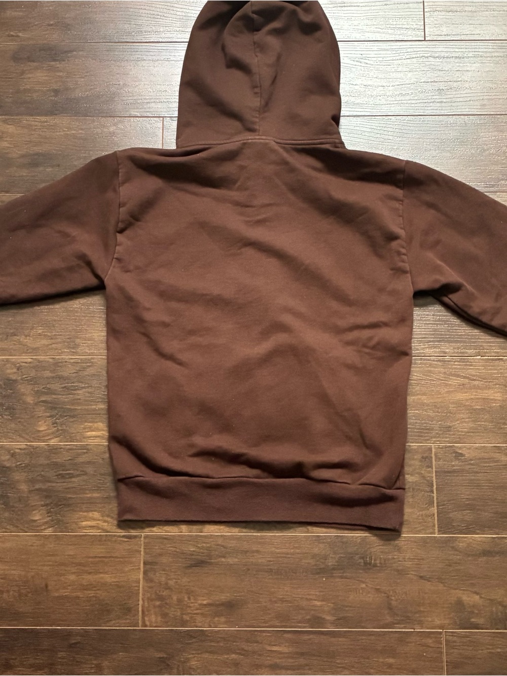 Sunday Best Brown Hoodie with White Drawstrings - Picture 3 of 5